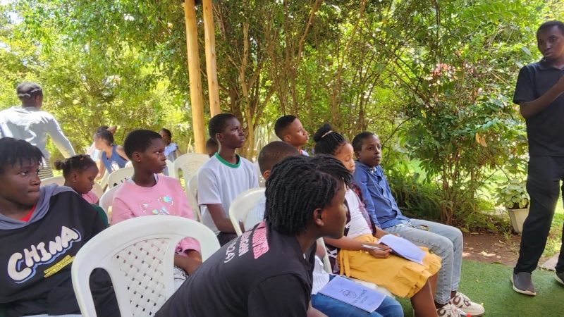 Public speaking training session